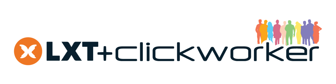LXT + Clickworker Logo