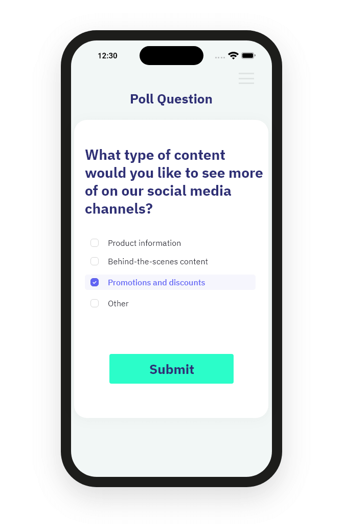 poll question example