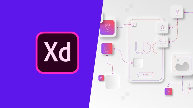 Graphic about Adobe XD app