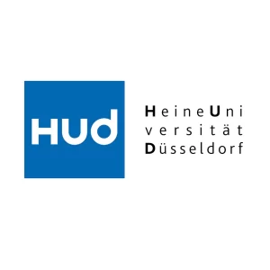 logo of HHU Düsseldorf and review of clickworker's survey tool